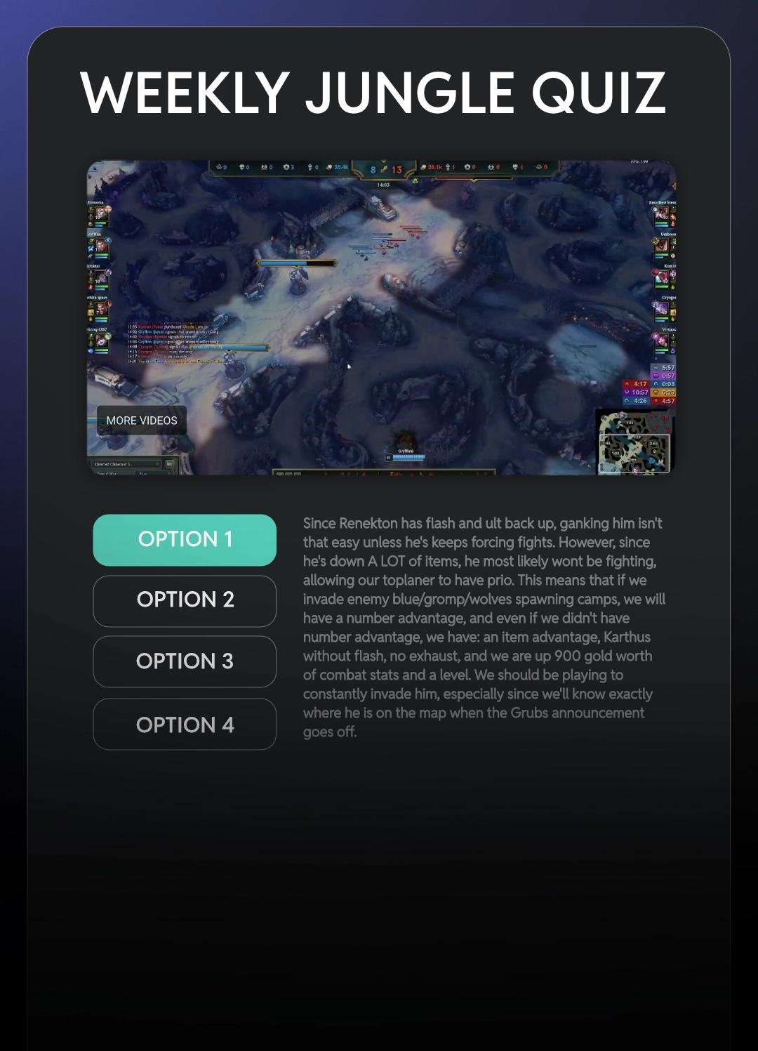 Weekly Jungle Quiz Feature